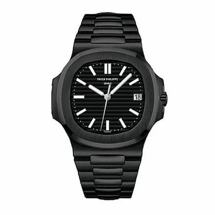 Luxury Black Patek Philippe Nautilus Style Watch 20%Off